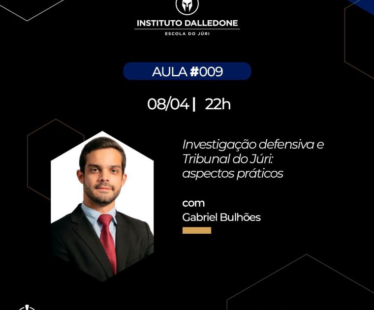 Gabriel Bulhões participa de evento com a advocacia criminal em