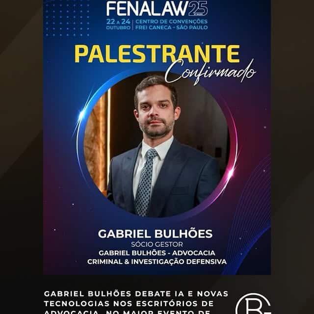 Gabriel Bulhões debate IA e novas tecnologias para escritórios de advocacia no maior evento de direito e tecnologia do mundo.